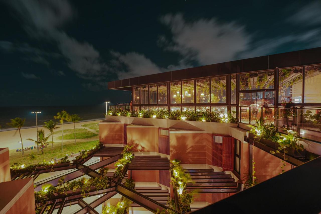 Ba'Ra Hotel João Pessoa Exteriér fotografie The restaurant at the beach