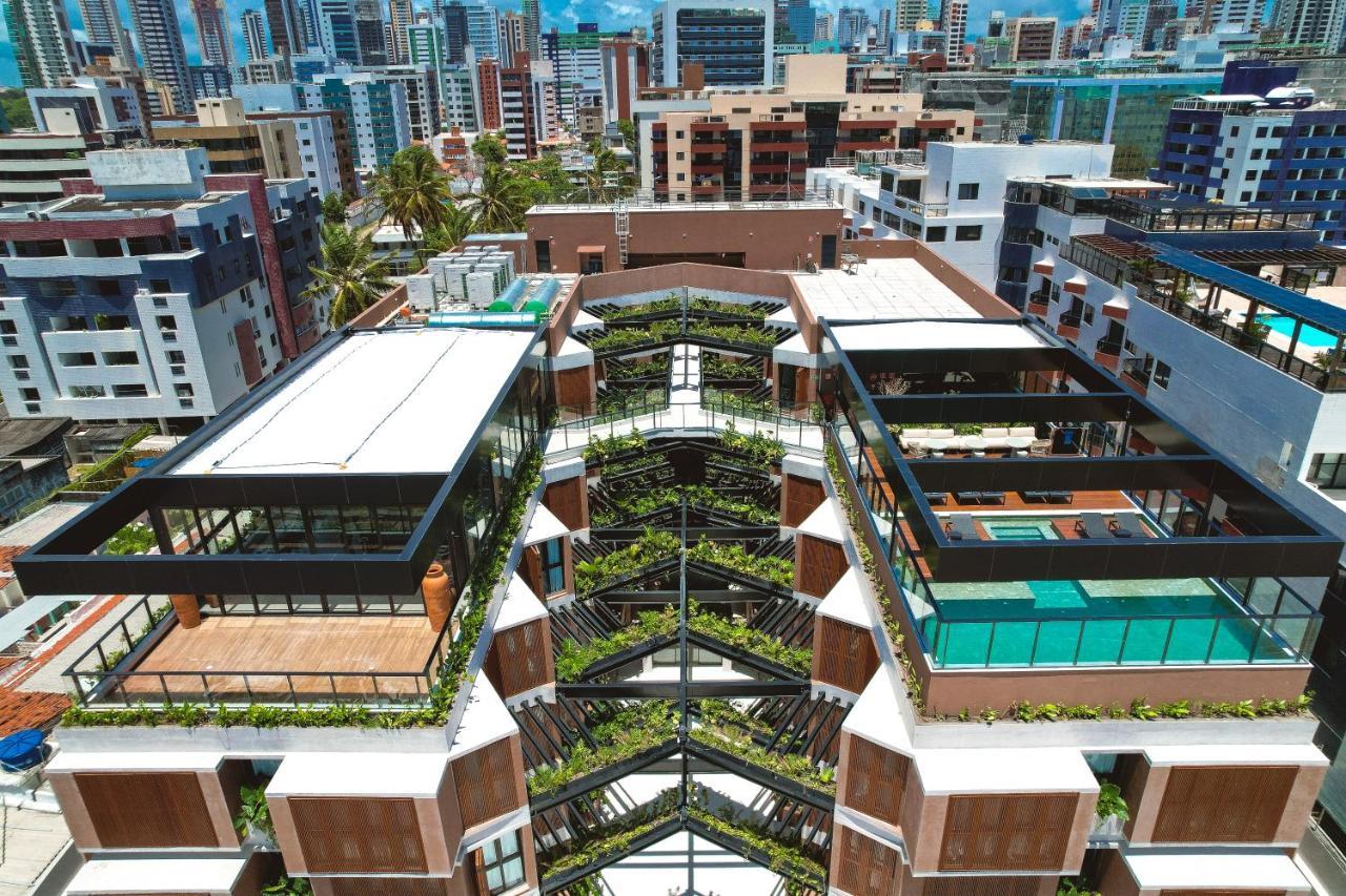 Ba'Ra Hotel João Pessoa Exteriér fotografie The complex's rooftop